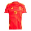 Camiseta de fútbol España Alex Baena 15 Primera Equipación Euro 2024 - Hombre